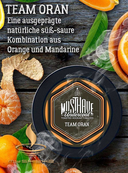 MUSTHAVE Tobacco Team Oran 25g Orange Mandarine