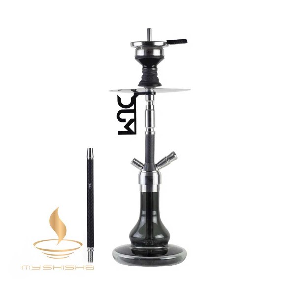 DUM Half Carbon SS55 Noir BK Shisha Schwarz