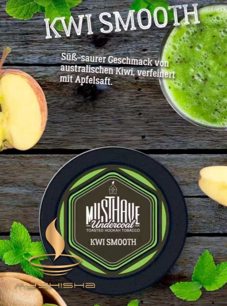 MUSTHAVE Tobacco Kwi Smooth 25g Apfelsaft Kiwi