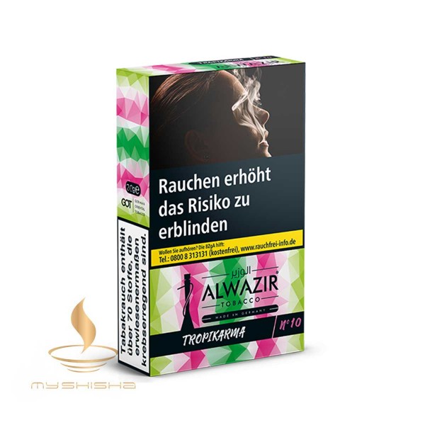 ALWAZIR TOBACCO No. 10 Tropikarma 20g Tropische Früchte