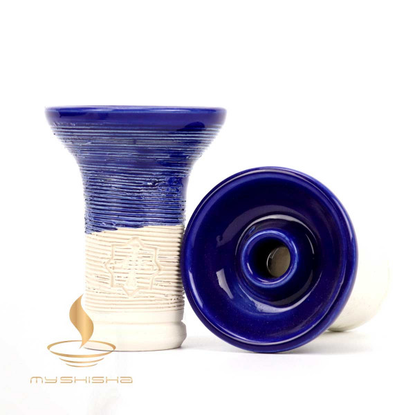 ORIENT Shisha Schamott Phunnel Blau Weiß