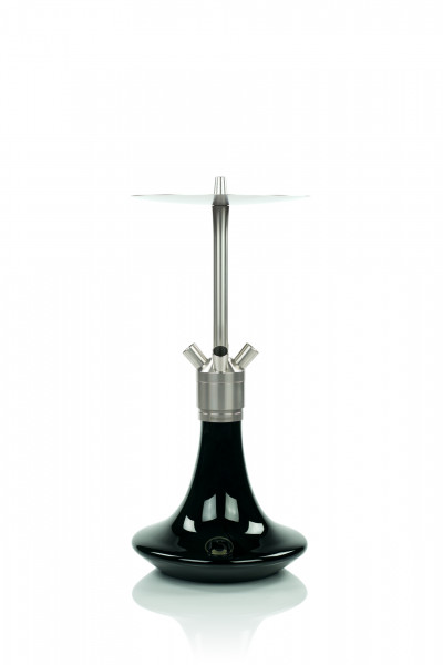 STEAMULATION Edelstahl Shisha Classic Platinum Black