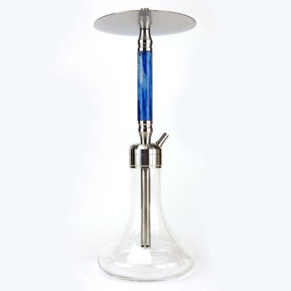 MIRA EPO-I Epoxid Blau Edelstahl Shisha